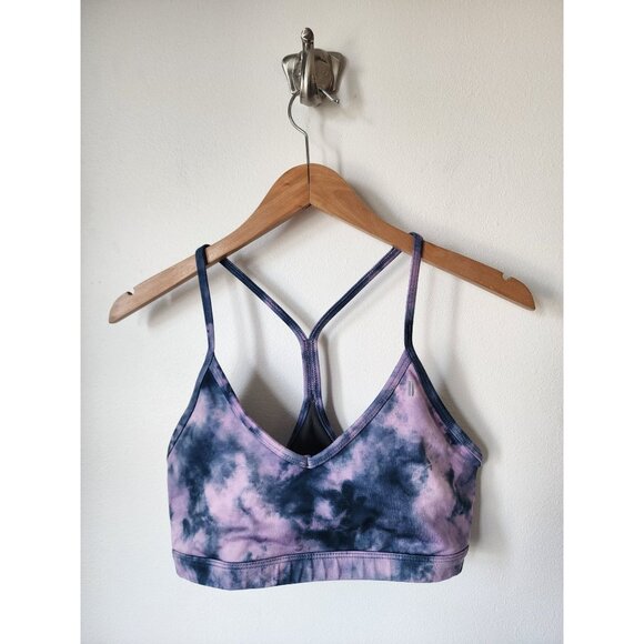 NOBULL Other - NoBull blue purple tie dye V-neck sports bra L
